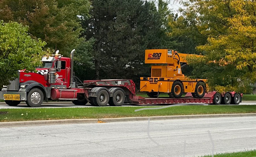 Heavy equipment Transport
