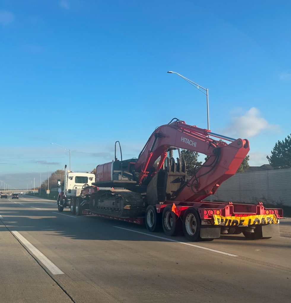 heavy equipment hauling 1